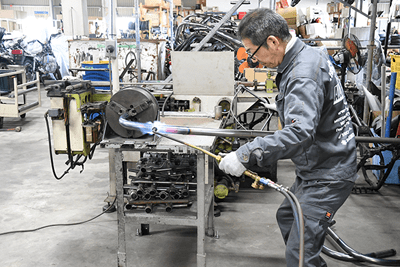 砂詰め〜パイプ炙り