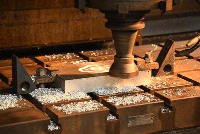 削り出しの高耐久アルミフランジ